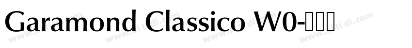 Garamond Classico W0字体转换 Garamond Classico W0字体转换